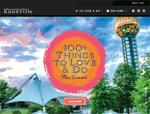 Tablet Screenshot of downtownknoxville.org